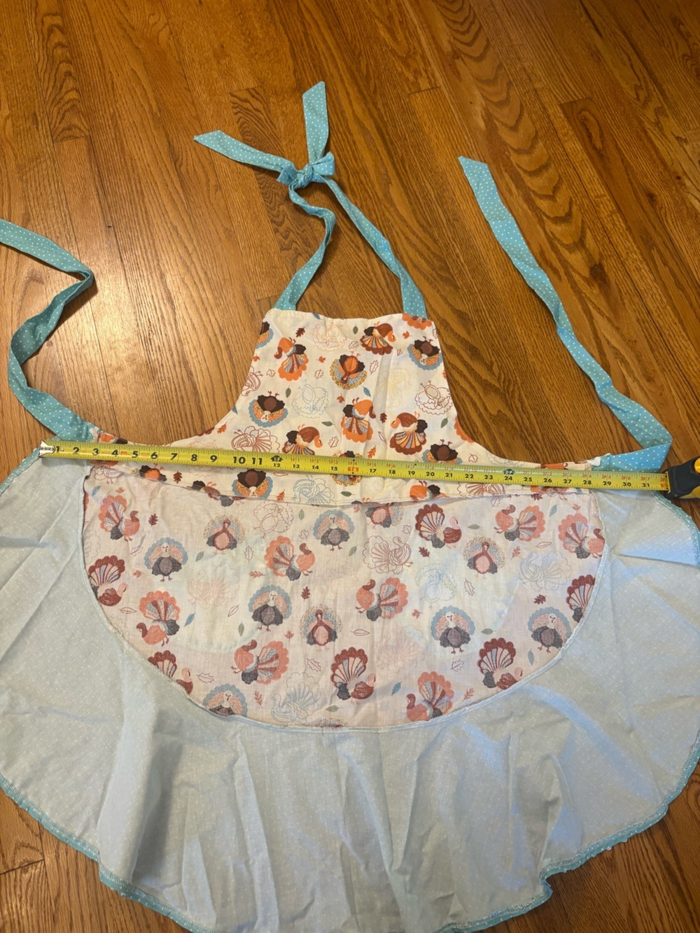 Handmade Mother Daughter Matching Ruffle Thanksgiving Aprons - Picture 7 of 7